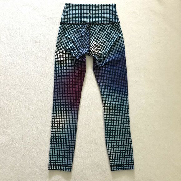 Lululemon Cosmic Dot White Multi 7/8 High Times Pant Full-On Luon Leggings 4 - Picture 7 of 7